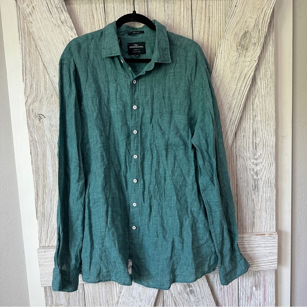 NWT Rodd & Gunn Coromandel Button-Up Linen Shirt - Picture 2 of 5
